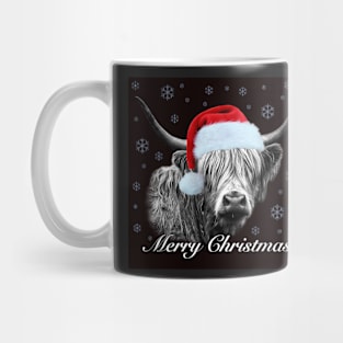 Festive Highland Cow Mug